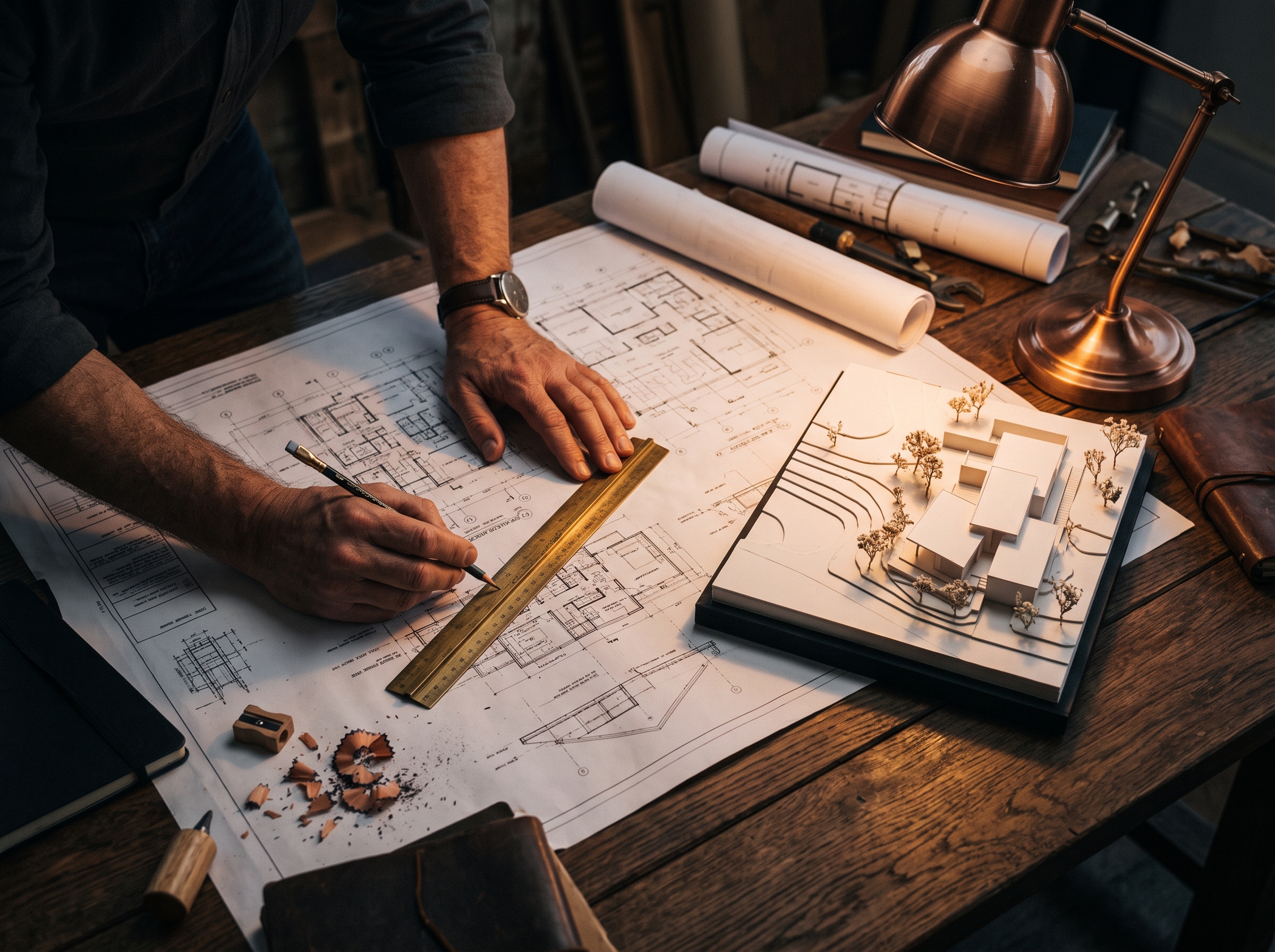 L'atelier Atelier Kern, plans et maquette